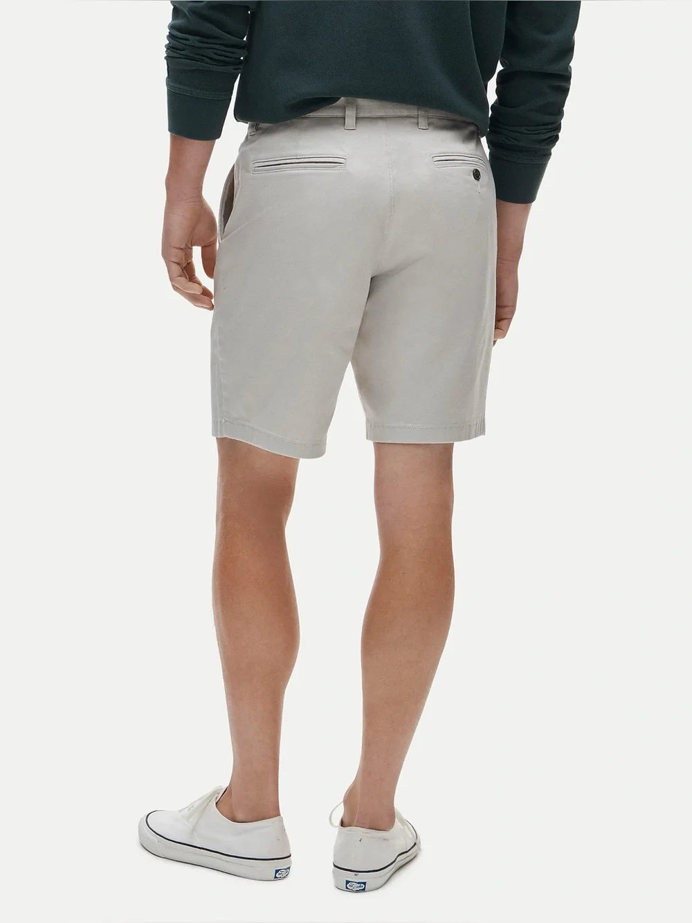 J. Crew 9” Stretch Chino Shorts in Stone 32” Waist Smart Preppy Minimalist